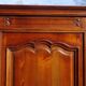 Louis XV style bonnetière in solid cherry wood
