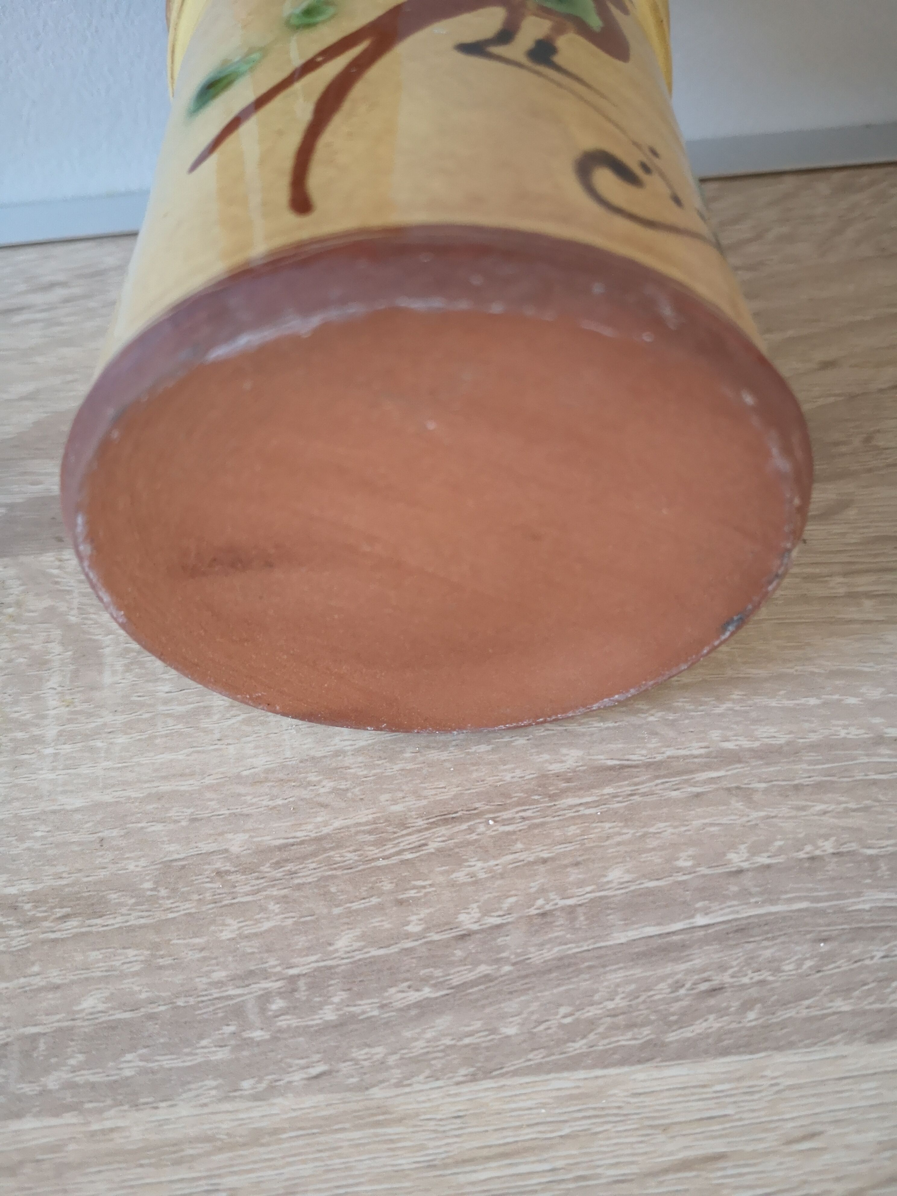 Hand-painted utensil pot