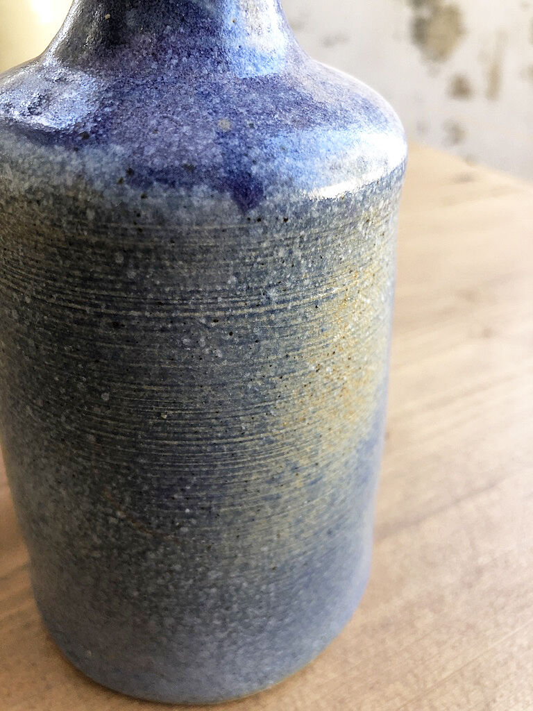 Blue handmade vase