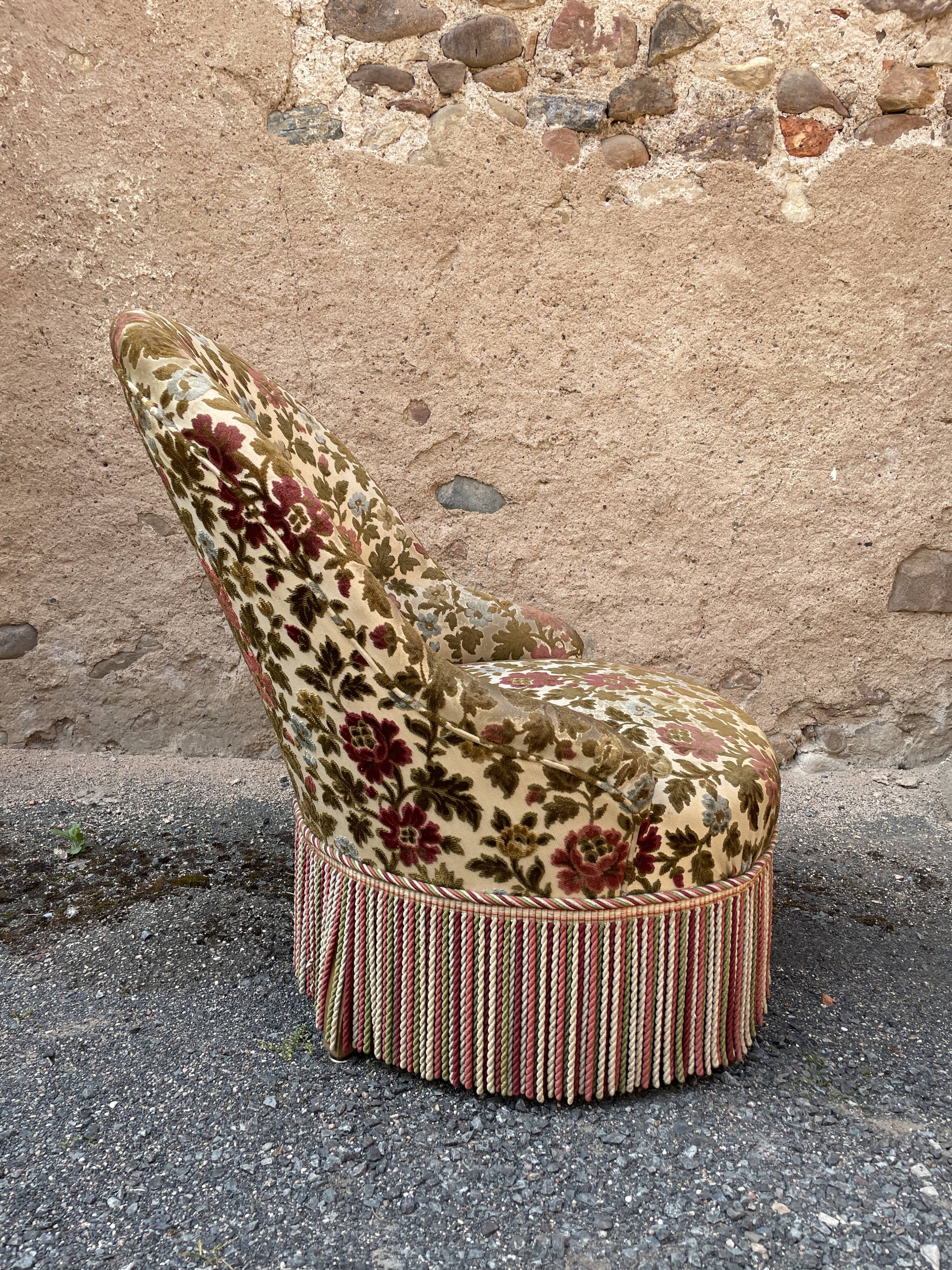 Vintage toad armchair