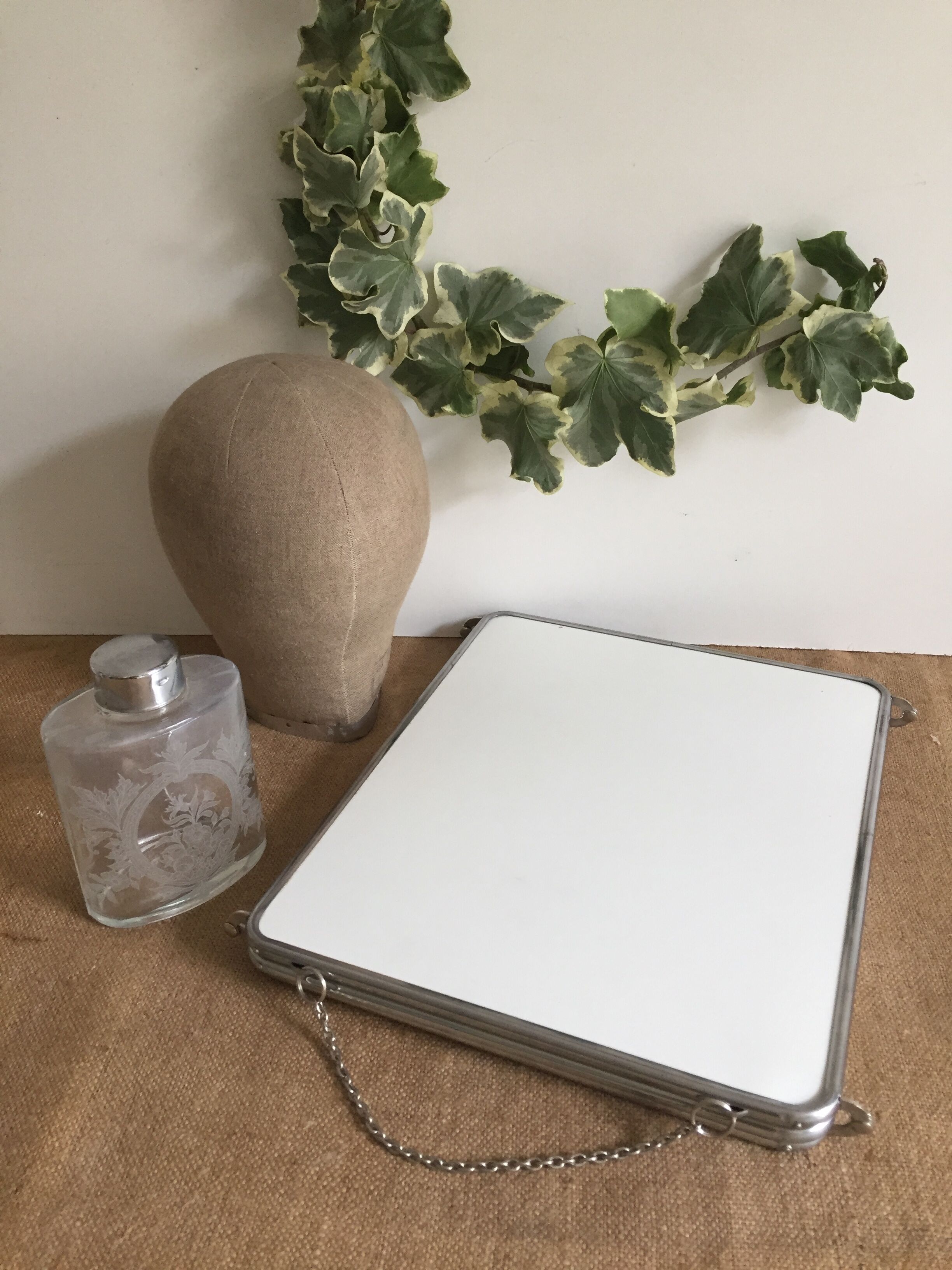 Barber triptych mirror 82x34cm