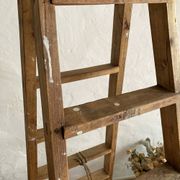 Antique wooden painter's stepladder