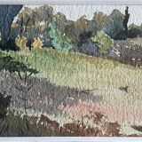 Painting watercolor attr. g. girardot (1856-1914) "prairie" circa 1900