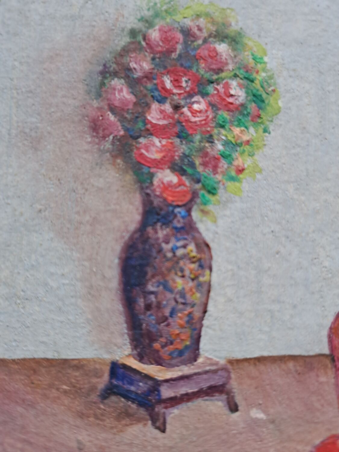 Painting "geisha with zither"