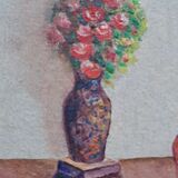 Painting "geisha with zither"