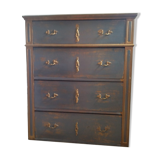Commode patinée style Louis XV
