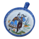 Small vintage Breton ceramic handmade dish