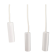 Trois petites lampes cylindriques de J. Rasmussen Lighting, années 1980, Danemark.
