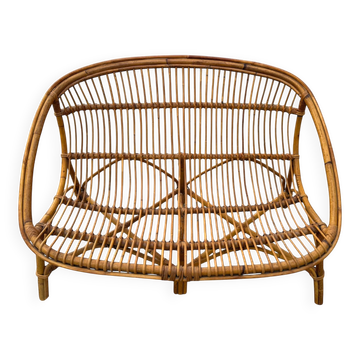 Pair of sofas in the Franco Albini style from the 1960s Italy.