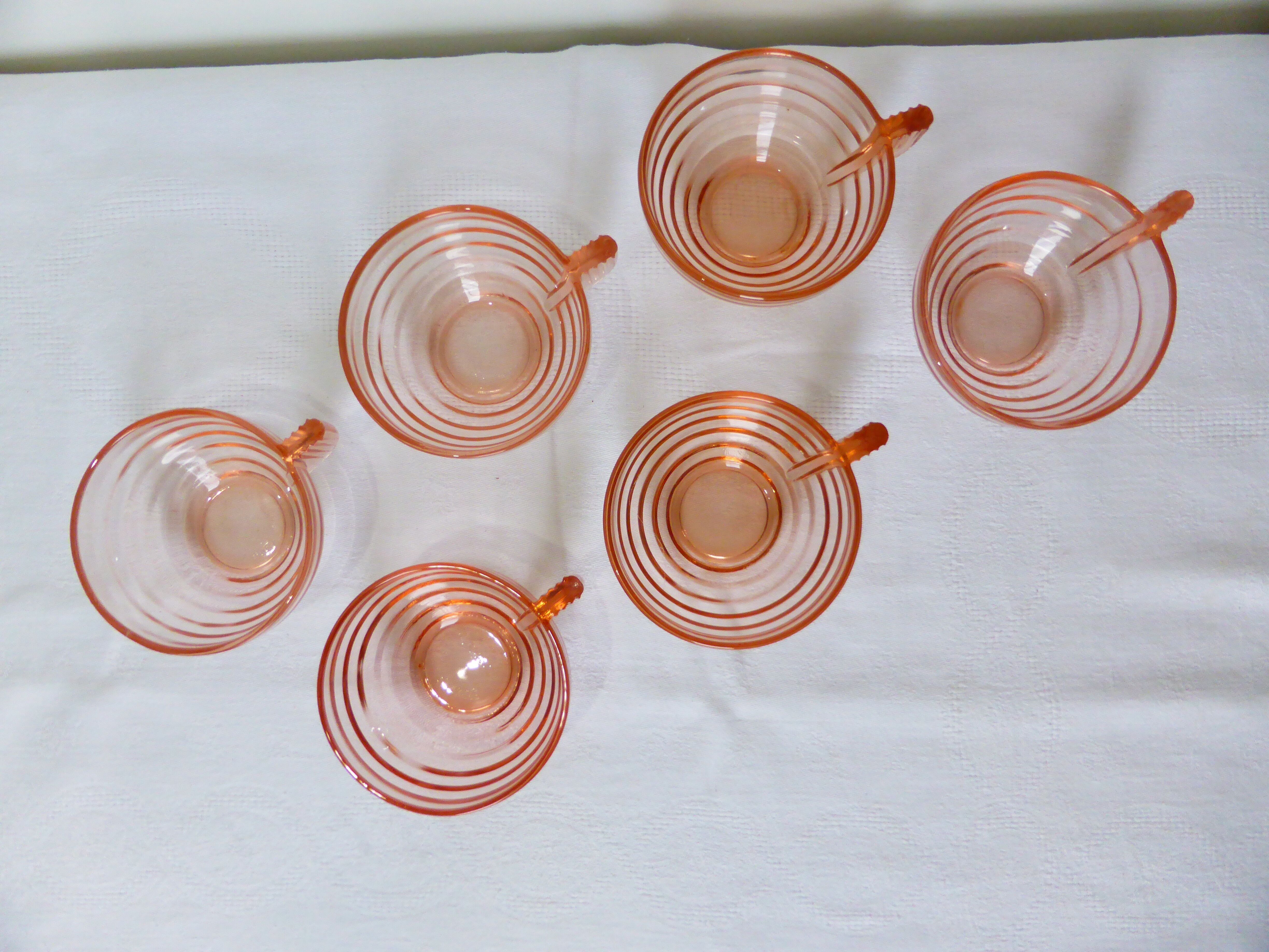 Set of 6 cups rosaline