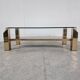 Vintage golden coffee table, 1970