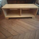 Solid sycamore hi-fi furniture in Art Deco style