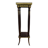 Sellette en bois et laiton doré de style Napoléon III