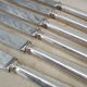 Six silver metal knives General Council of Hauts de Seine 92