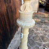 Alabaster lamp and column