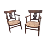 Pair of Provencal armchairs