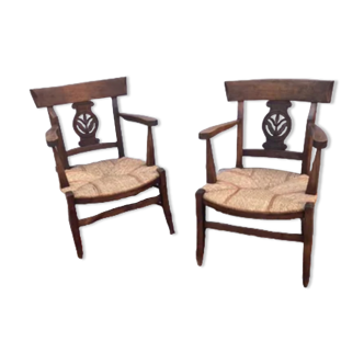 Pair of Provencal armchairs