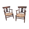 Paire de fauteuils provençaux