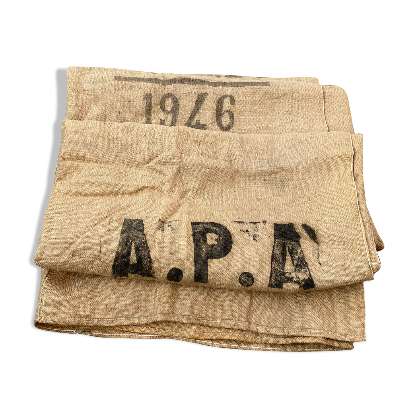 Large burlap 1946
