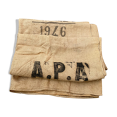 Large burlap 1946