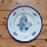 Faience de Nevers assiette Montagnon XIXè siècle