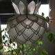 Suspension mother-of-Pearl capiz and brass to plant form