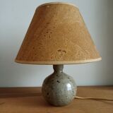 Bedside lamp in stoneware 70s