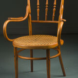 Fauteuil en bois courbé par Jacob & C1890 vienne Josef Kohn