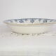 Hollow flat in earthenware of St Amand and Hamage model Primery, iron earth.