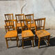 Set de 6 chaises bistrot