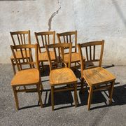 Set of 6 bistro chairs
