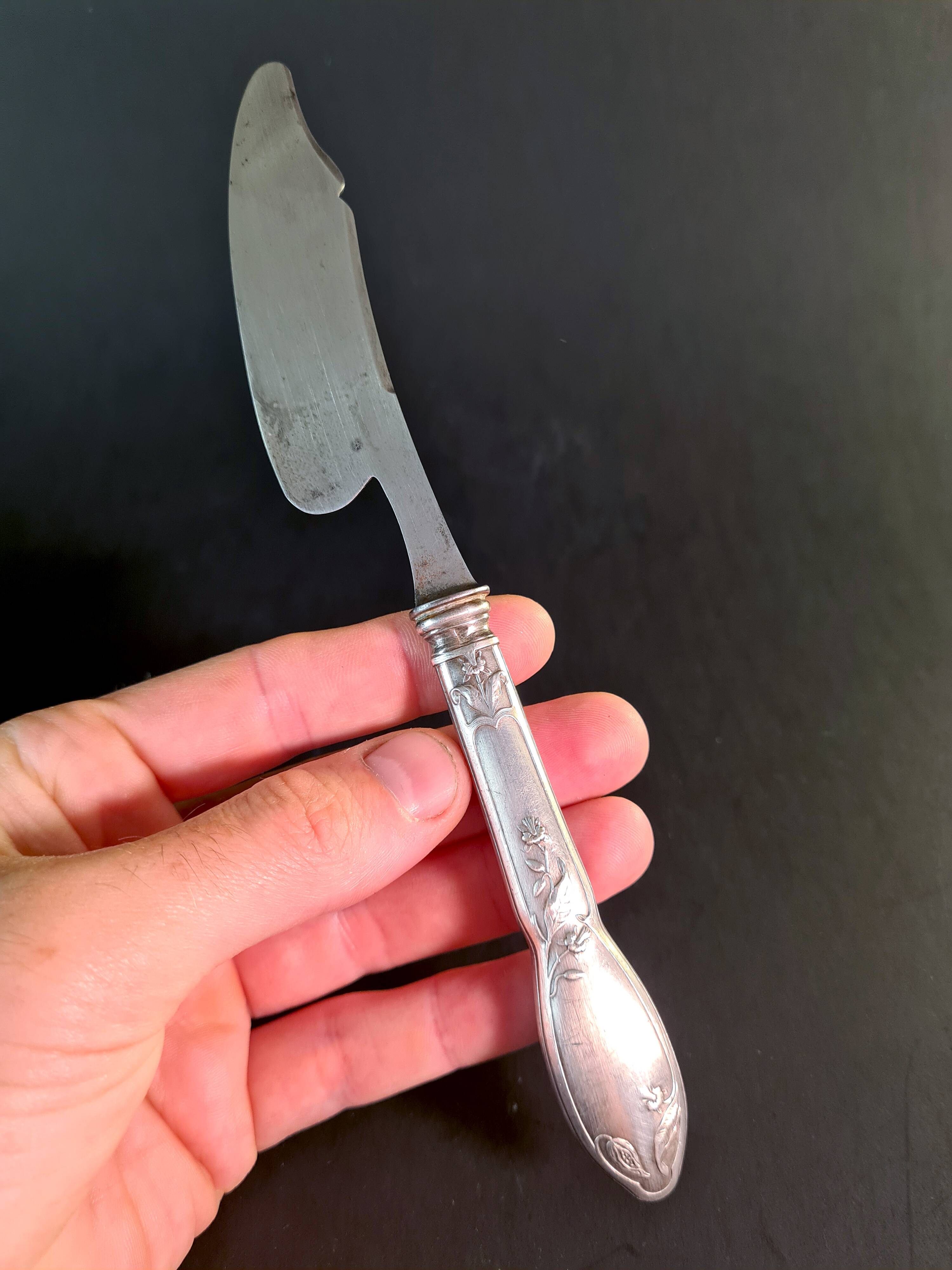 Set of 3 silver-plated serving cutlery - Retro charm guaranteed! 🧀