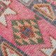 Shades Of Pink Beige Antique Vintage Runner Rug, 89x322Cm