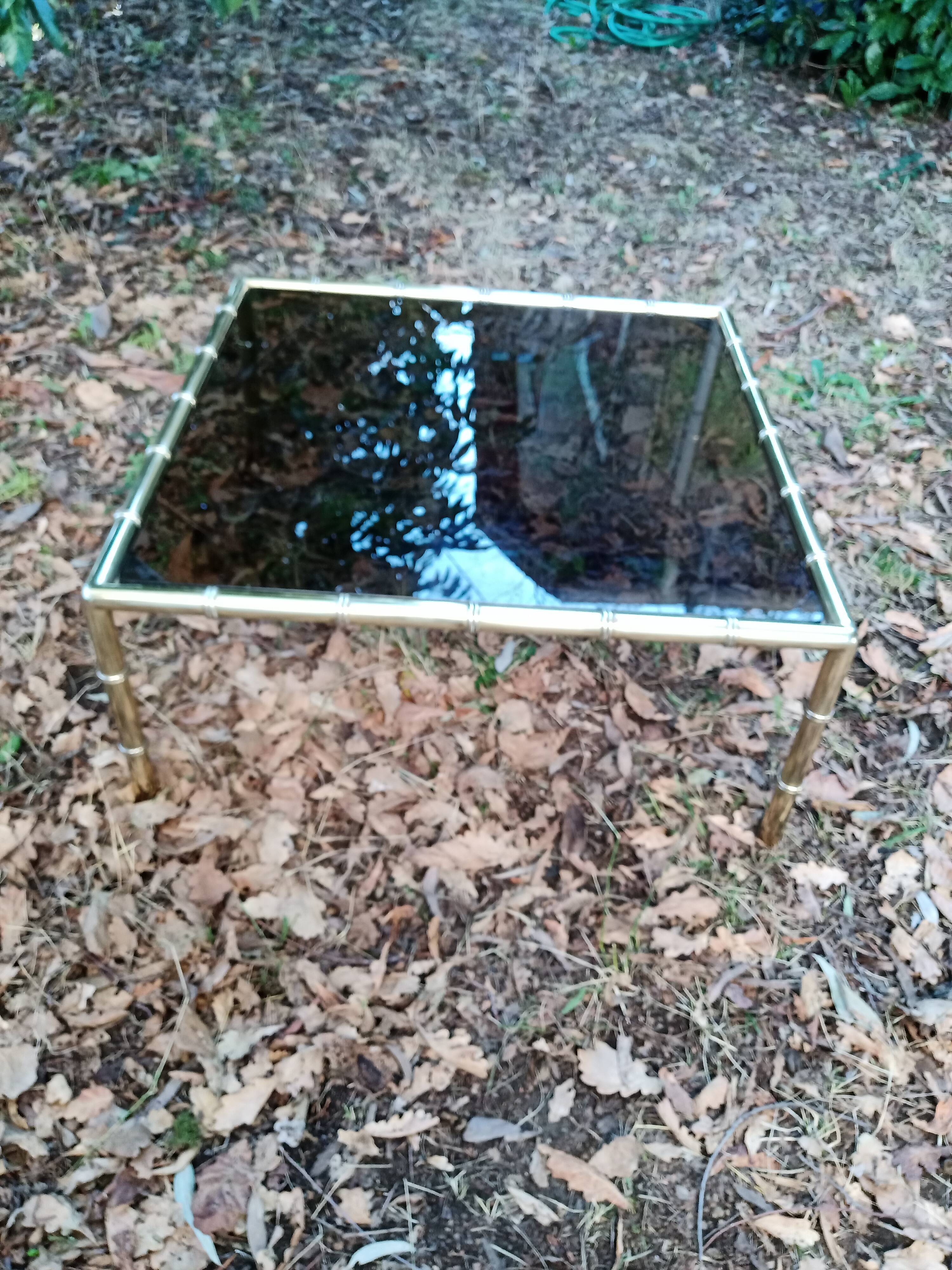 Vintage brass coffee table