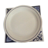 Myott Meakin plate with blue border