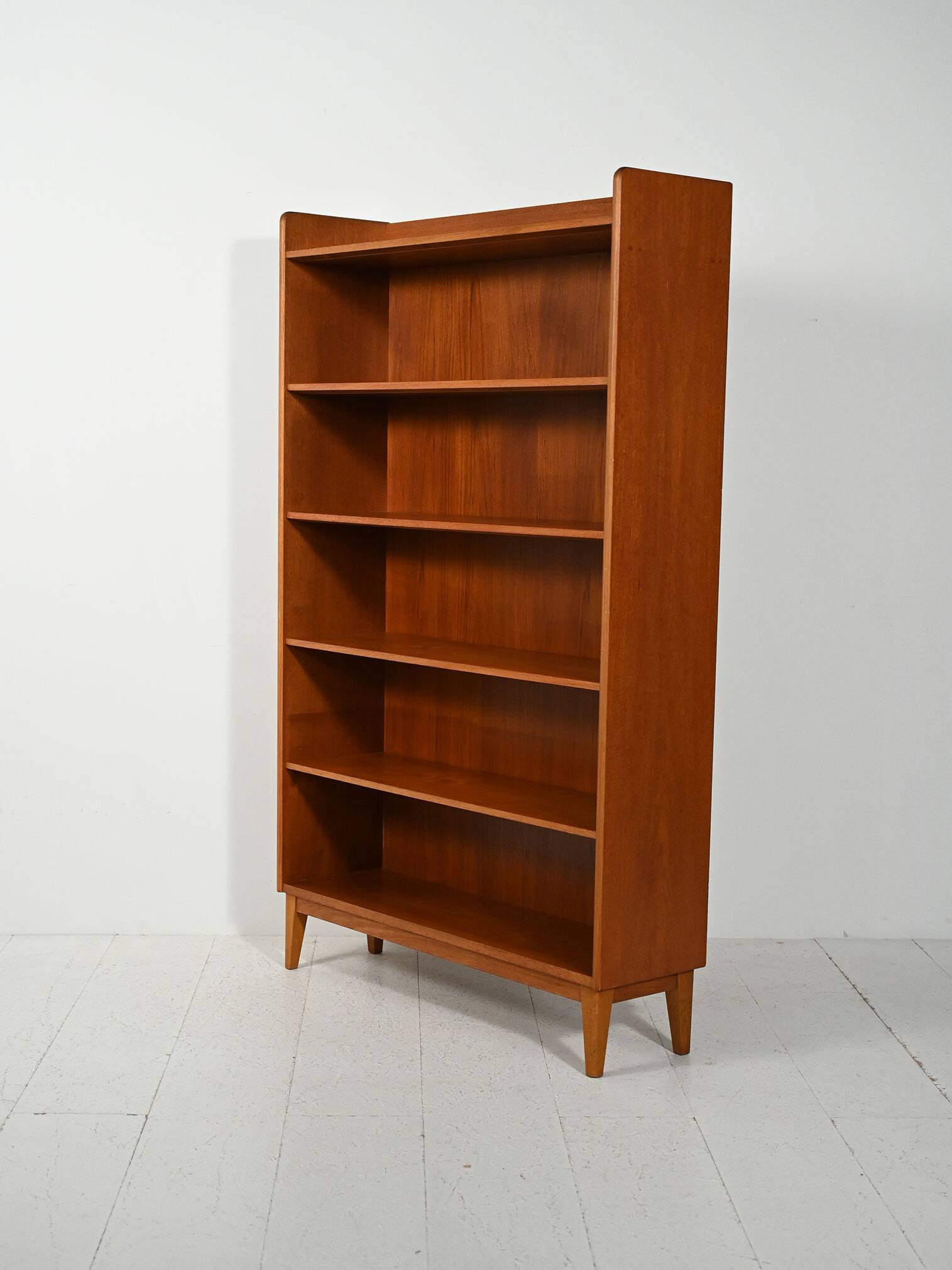 Scandinavian teak bookcase by Ferdinand Lundquist, 1960s