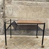 Vinyl row coffee table