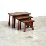 Brutalist nesting tables