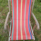 Vintage deckchair