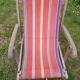 Vintage deckchair