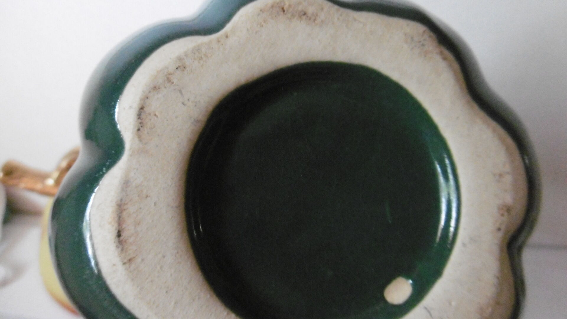 Ceramic pitchers from the 60s apple shape