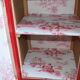 Buffet années 50 rouge