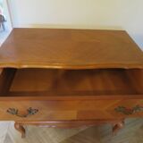Commode 3 tiroirs style Louis XV en bois massif