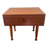 Scandinavian teak bedside table, 1960s