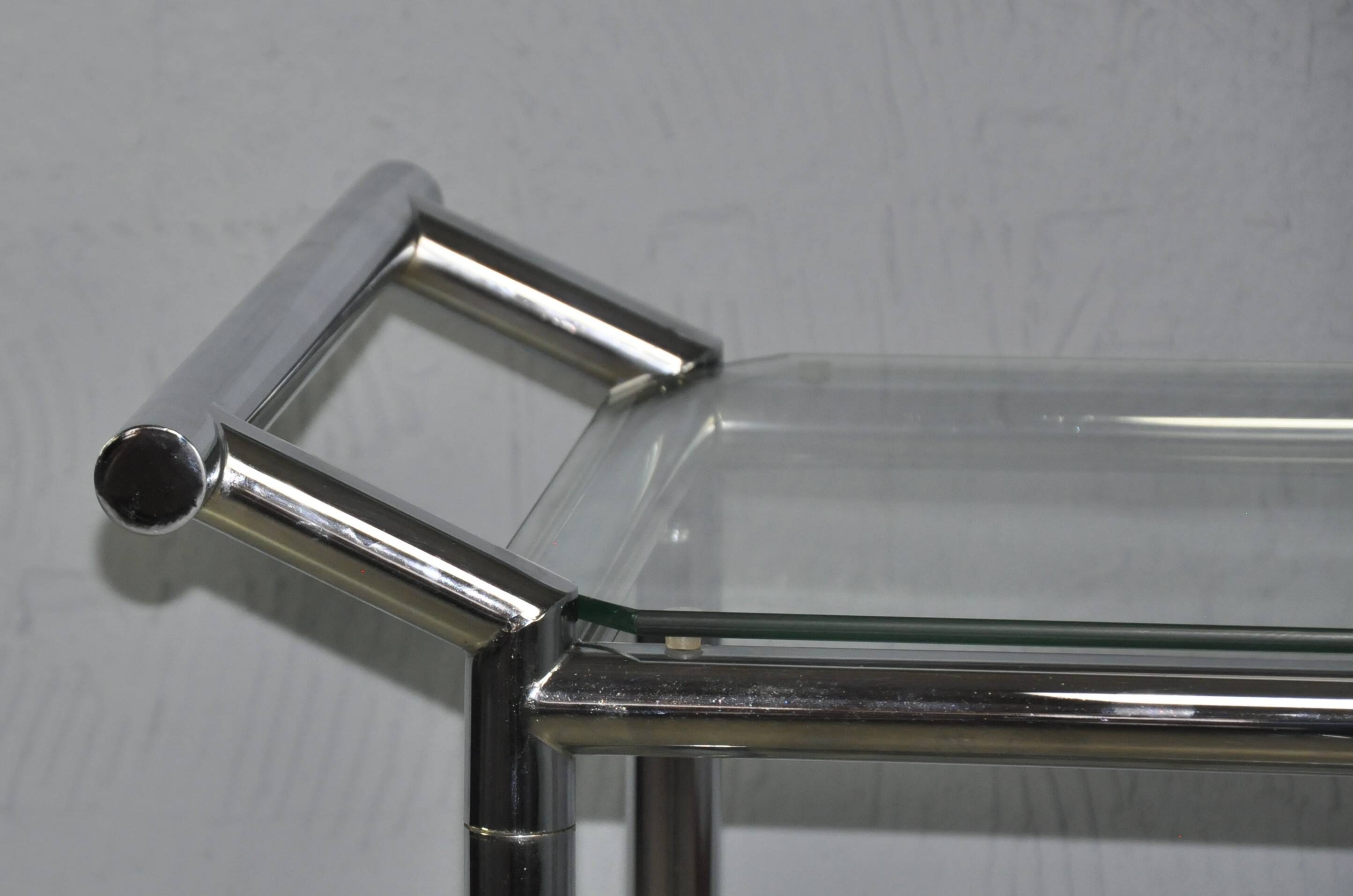 Vintage RVS serveerwagen