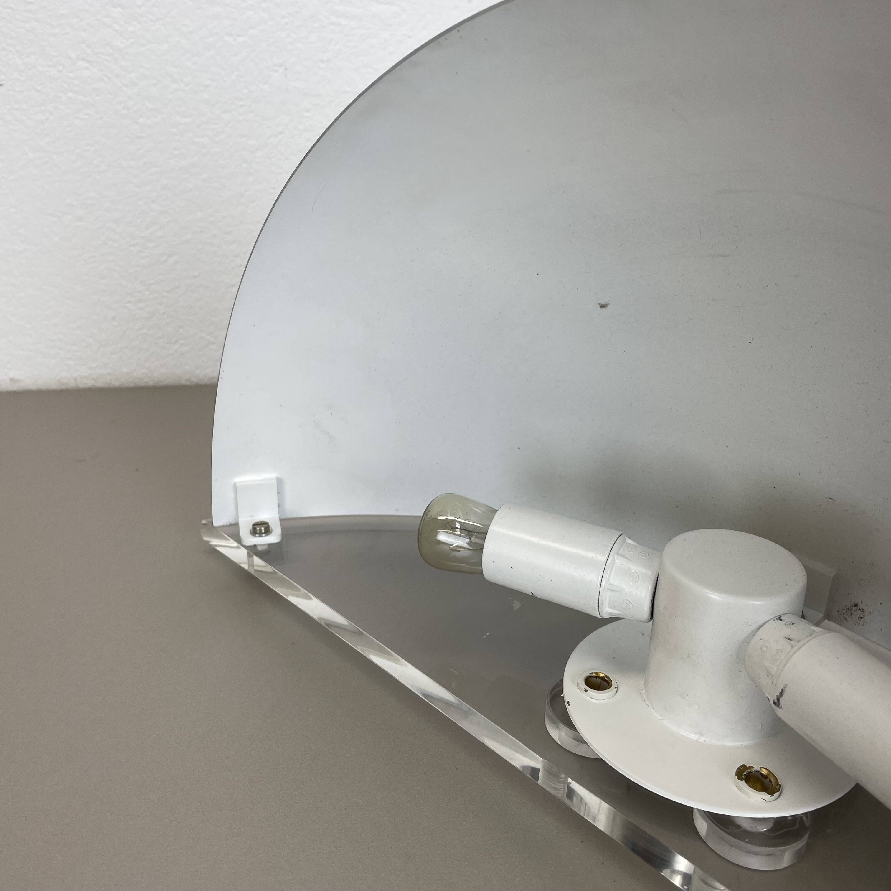 Postmodern wall light made of plexiglass in memphis style by art-line, germany, 1980s