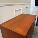 Scandinavian chest of drawers with compass feet