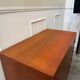 Scandinavian chest of drawers with compass feet