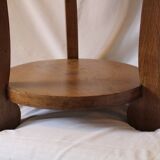 Solid oak tripod table