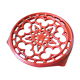 Red cast iron underside Le Creuset